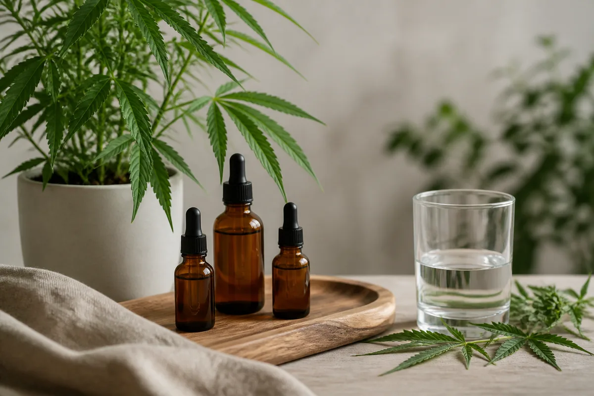Schéma des récepteurs cérébraux étudiés dans les travaux sur le cannabidiol